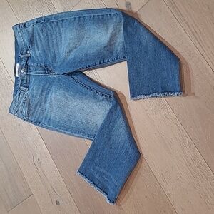 Johnny Was Jeans Women's sz 30 Cropped Babay Boot Mid Rise Slim Fit Denim Jean